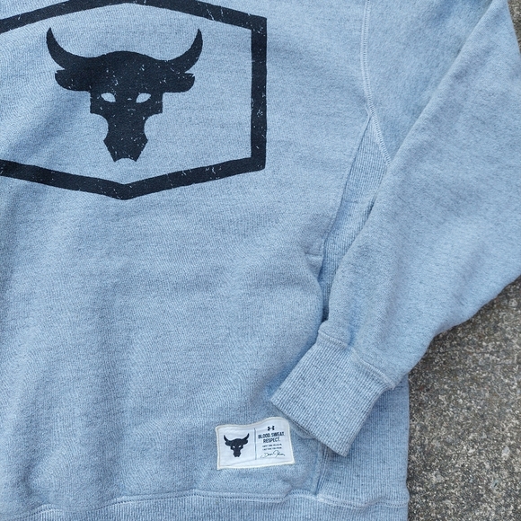 Men's Under Armour Project Rock Hoodie - Picture 3 of 11